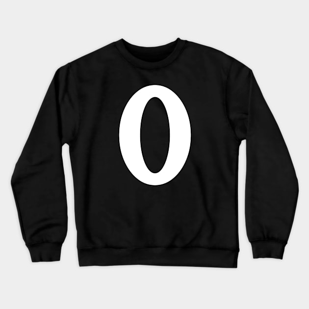 Letter O Crewneck Sweatshirt by Xtian Dela ✅